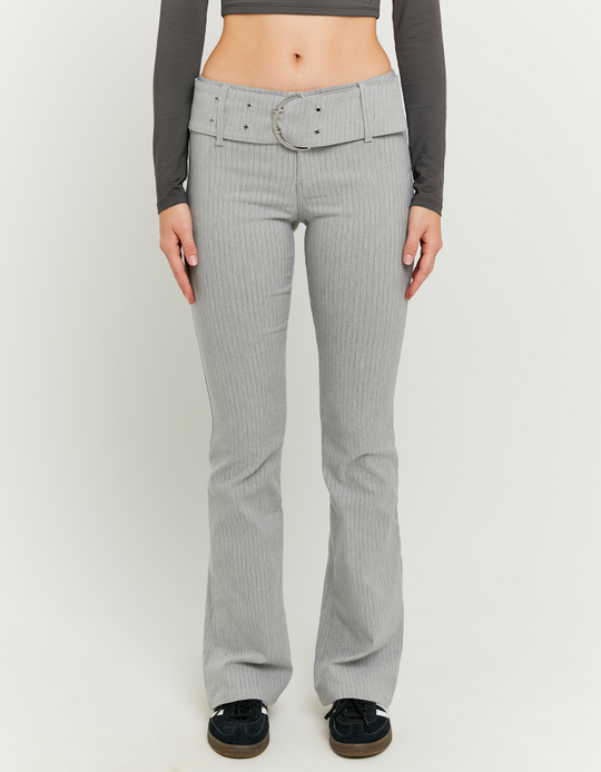 TALLY WEiJL, Flare Low Waist Hose mit Gürtel for Women