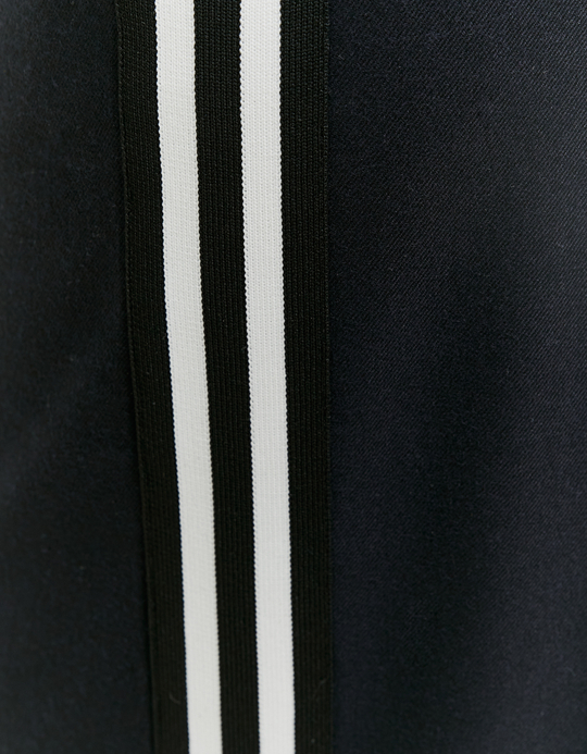 TALLY WEiJL, Black Tailoring Wide Leg Trousers with Side Bands for Women