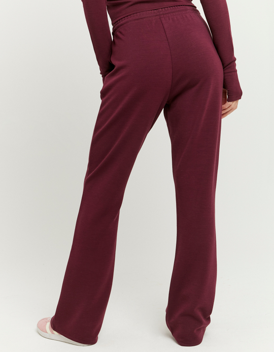 TALLY WEiJL, Burgundy Flare Jogger for Women