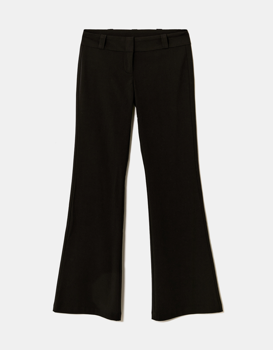 TALLY WEiJL, Schwarze Low Waist Hose for Women