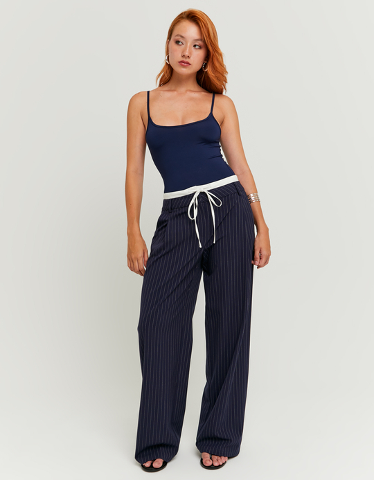 TALLY WEiJL, Wide Leg Mid Waist Hose for Women