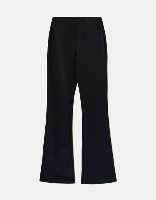 TALLY WEiJL, Blaue Flare-Hose mit mittlerer Taille for Women