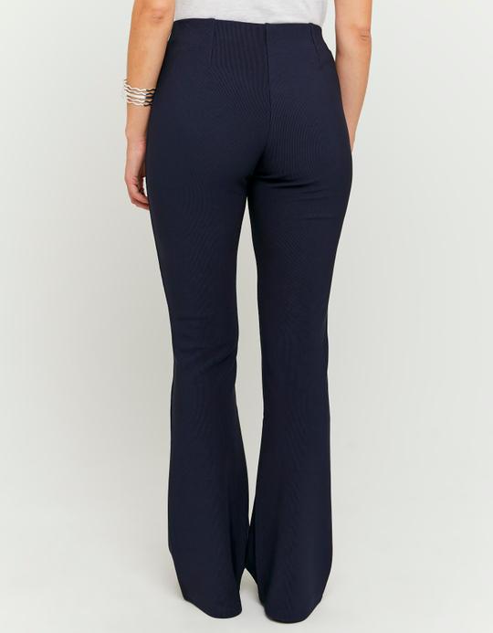 TALLY WEiJL, Blaue Flare-Hose mit mittlerer Taille for Women