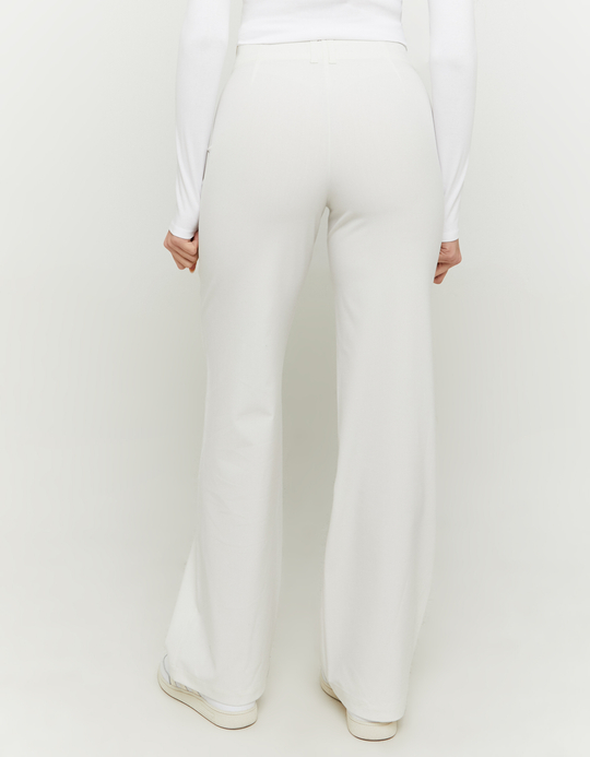 TALLY WEiJL, Pantalon Droit Blanc Taille Mi-Haute for Women