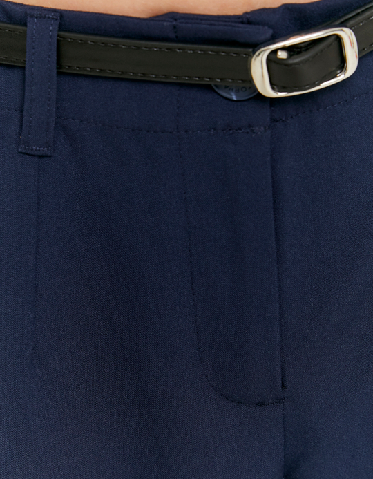 TALLY WEiJL, Blaue gerade Hose mit mittlerer Taille for Women