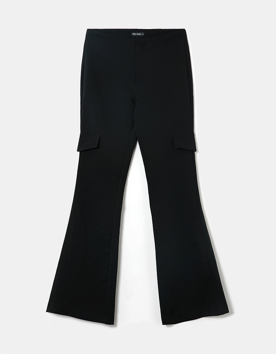 TALLY WEiJL, Pantalon Taille Haute Jambe Large Noir for Women