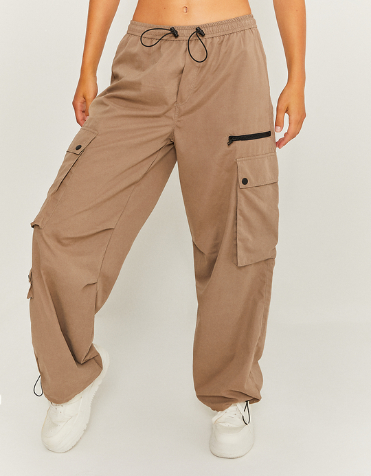 TALLY WEiJL, Pantaloni Cargo Parachute A Vita Alta for Women
