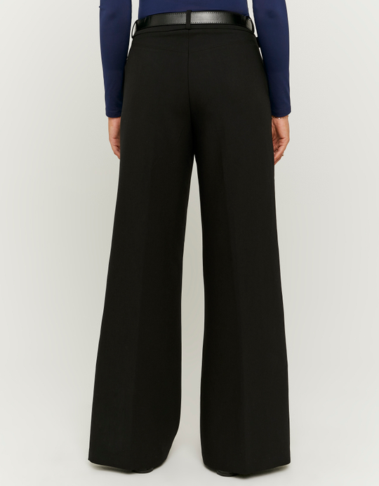 TALLY WEiJL, Black Wide Leg Trouser with Belt for Women
