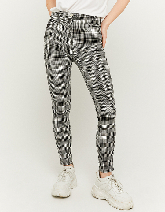 TALLY WEiJL, Black High Waist Skinny Trousers for Women