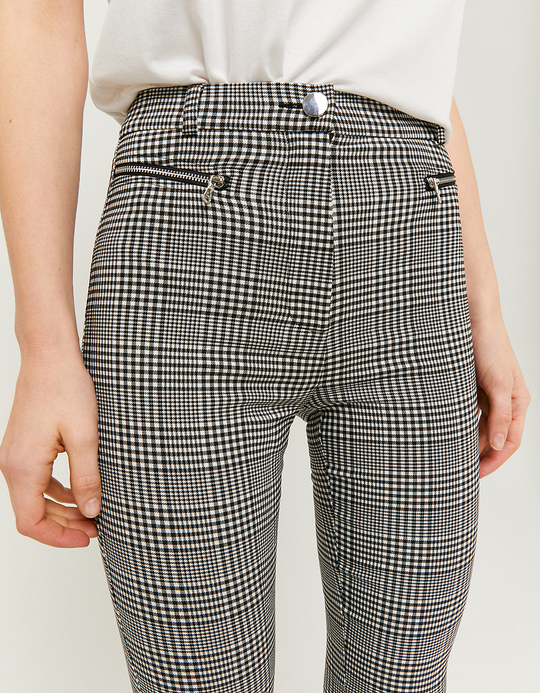 TALLY WEiJL, Pantalon Skinny Taille Haute Noir for Women