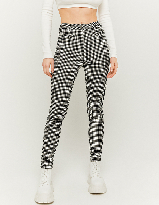 TALLY WEiJL, Pantalon Skinny Taille Haute Noir for Women