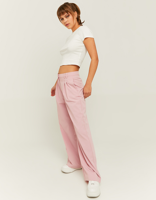 TALLY WEiJL, Rosa High Waist lockere Hose for Women