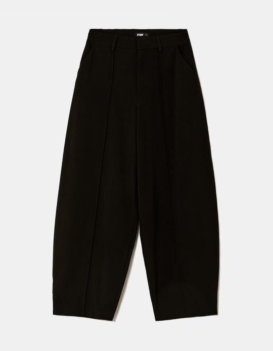 TALLY WEiJL, Black Balloon Tailoring Trousers for Women