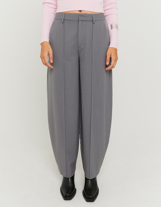 TALLY WEiJL, Grey Balloon Tailoring Trousers for Women