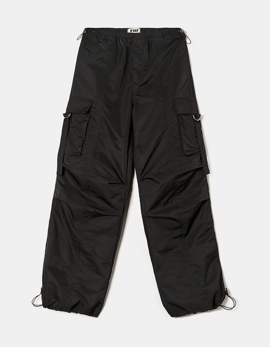 TALLY WEiJL, Pantalon Cargo Parachute Noir for Women