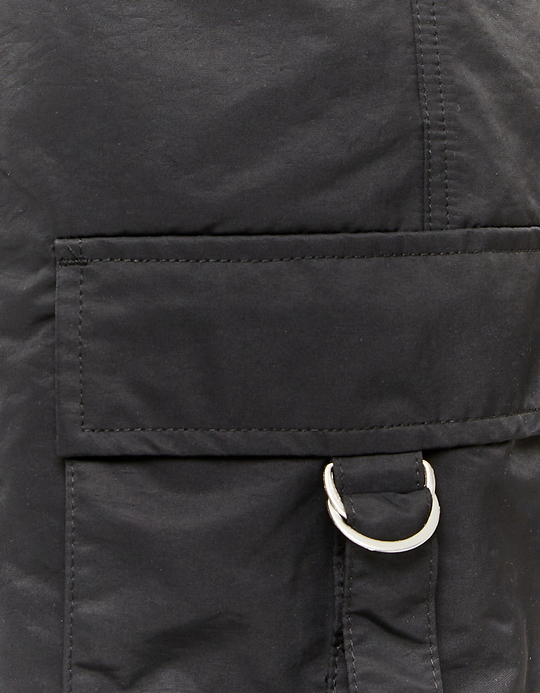 TALLY WEiJL, Pantalon Cargo Parachute Noir for Women