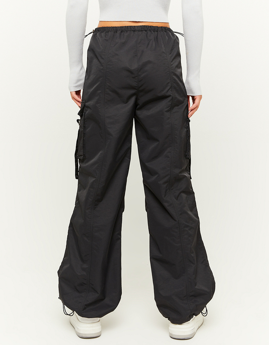 TALLY WEiJL, Pantalon Cargo Parachute Noir for Women
