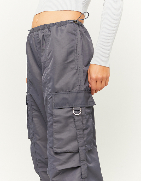 TALLY WEiJL, Pantalon Cargo Parachute Gris for Women