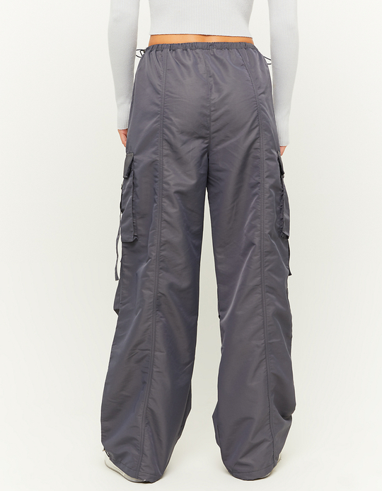 TALLY WEiJL, Pantalon Cargo Parachute Gris for Women