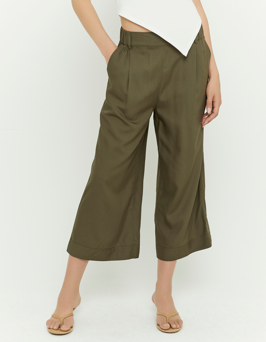 TALLY WEiJL, Pantaloni Culotte Kaki for Women