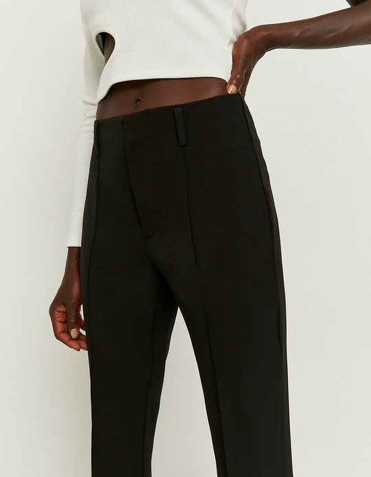 TALLY WEiJL, Pantalon Taille Haute Flare Noir for Women