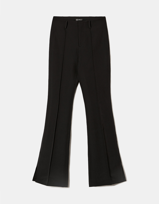 TALLY WEiJL, Pantalon Taille Haute Flare Noir for Women