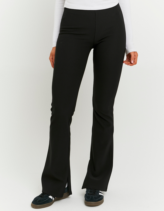 TALLY WEiJL, Black Low Waist Flare Trousers for Women