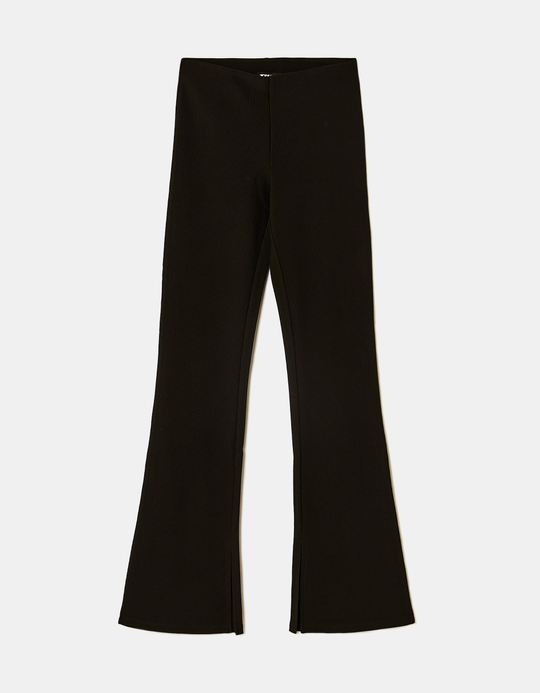 TALLY WEiJL, Black Low Waist Flare Trousers for Women