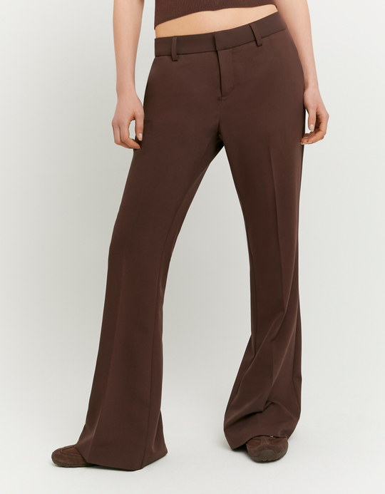 TALLY WEiJL, Pantalon Flare Taille Basse Marron for Women
