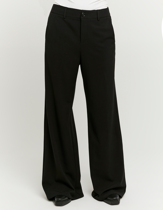 TALLY WEiJL, Schwarze Wide Leg Stoffhose for Women