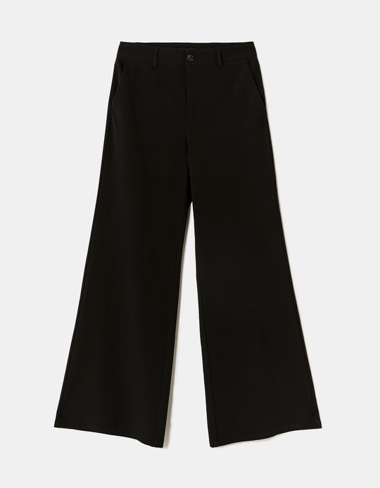TALLY WEiJL, Black Wide Leg Trousers for Women
