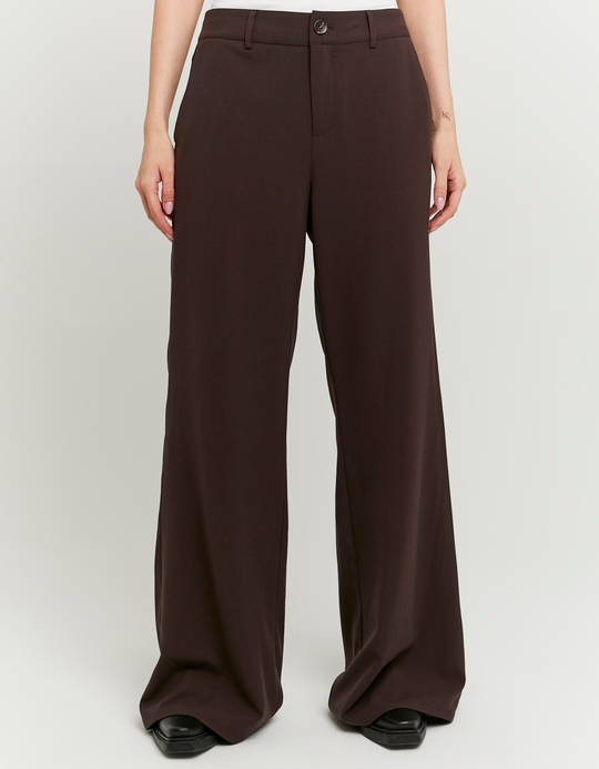 TALLY WEiJL, Braune Wide Leg Stoffhose for Women