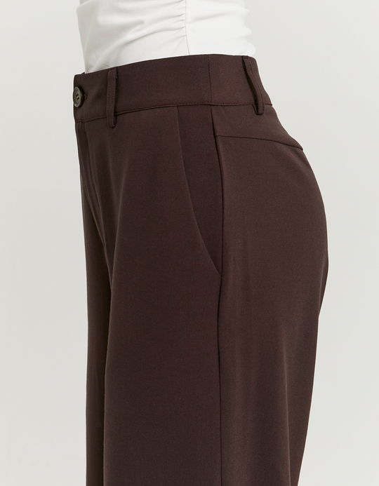 TALLY WEiJL, Pantaloni wide leg marroni for Women