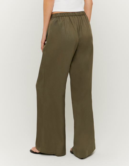 TALLY WEiJL, Pantalone dritto a vita media color khaki for Women