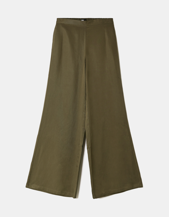 TALLY WEiJL, Pantalone dritto a vita media color khaki for Women