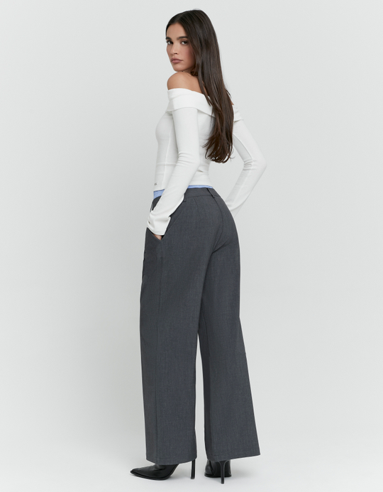 TALLY WEiJL, Grey Trousers for Women