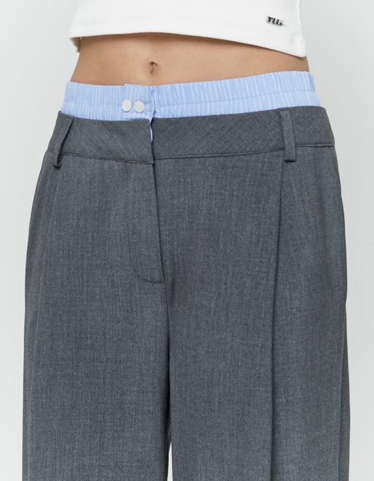 TALLY WEiJL, Grey Trousers for Women