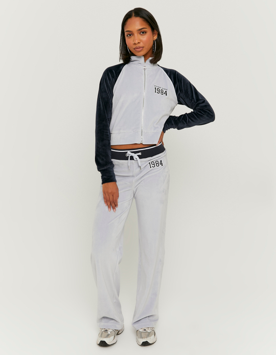 TALLY WEiJL, Blue Velvet Jogger for Women