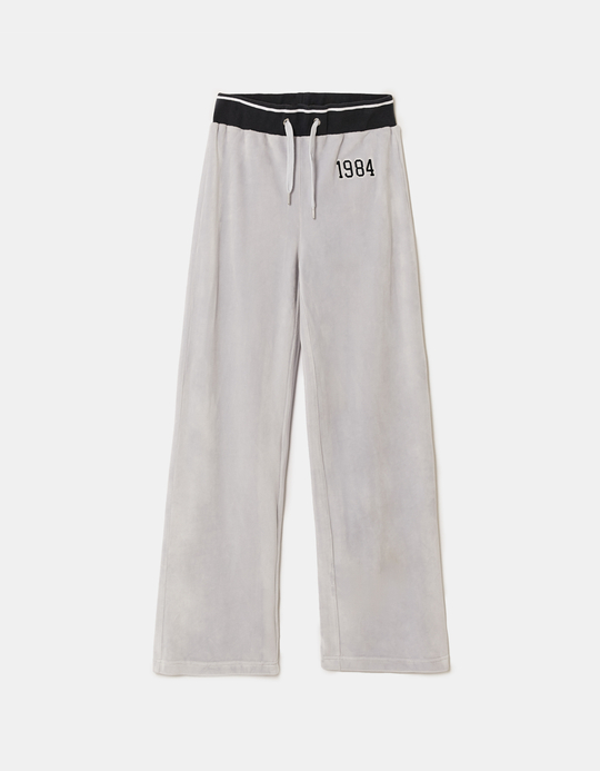 TALLY WEiJL, Pantaloni Jogger In Velluto Blu for Women