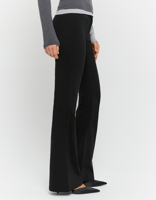TALLY WEiJL, Black Flare Trousers for Women