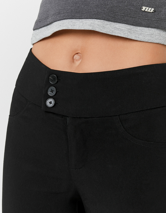 TALLY WEiJL, Black Flare Trousers for Women