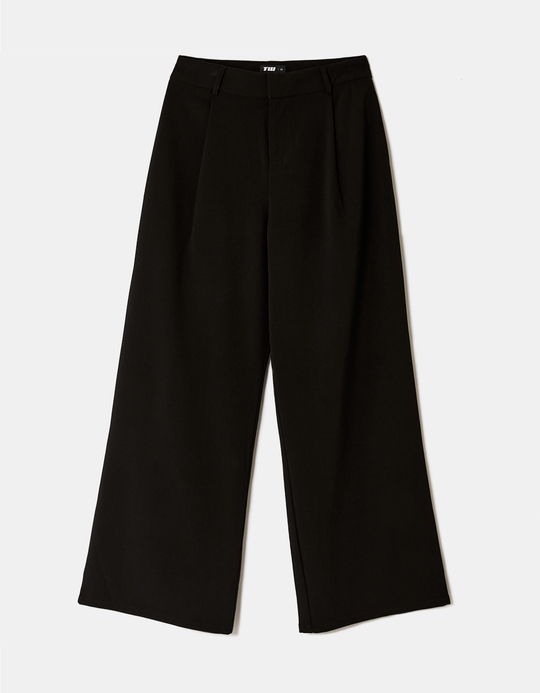 TALLY WEiJL, Black Straight Leg Trousers for Women