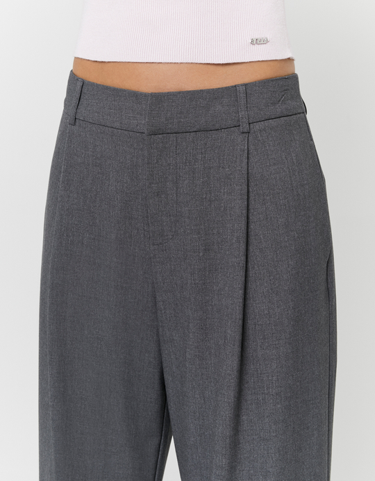TALLY WEiJL, Pantaloni Grigi a Gamba Dritta for Women