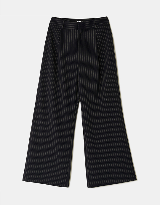 TALLY WEiJL, Blue Striped Straight Leg Trousers for Women