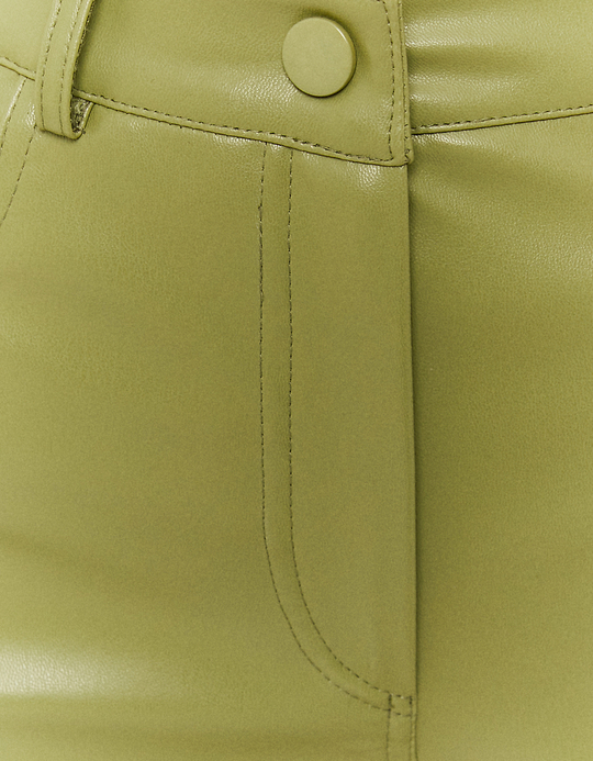 TALLY WEiJL, Grüne High Waist Flare Trousers for Women