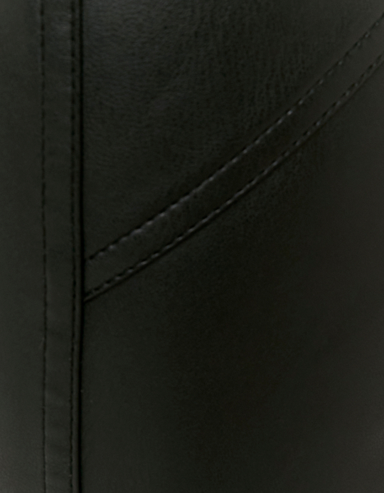 TALLY WEiJL, Pantaloni Skinny In Similpelle Neri con Cerniere for Women