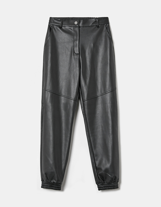 TALLY WEiJL, Pantalon Jogging Taille Haute Noir for Women