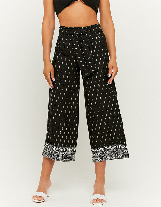 TALLY WEiJL, Pantalon Culotte Taille Haute en Lin for Women