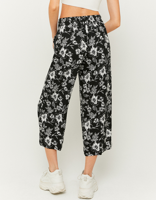TALLY WEiJL, Pantalon Culotte Taille Mi-Haute Noir for Women