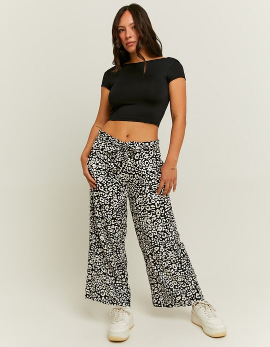 TALLY WEiJL, Pantalon Culotte Imprimé Avec Nœud for Women